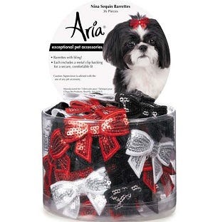 Holiday bow display