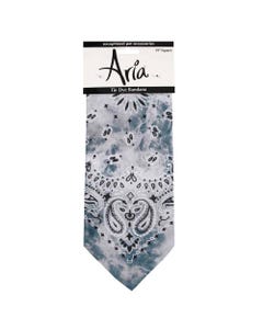 Aria Tie-dye Bandana Grey