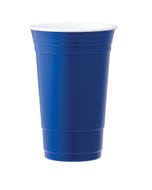 Galaxy Tumbler Cups with Caps Blue