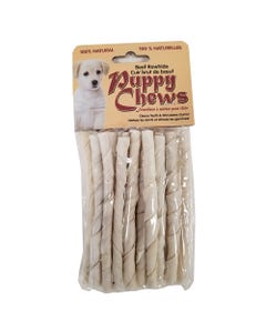 Puppy Chews 5In Rawhide Twists 20-Pack
