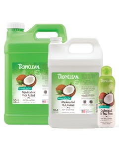 TropiClean Oatmeal & Tea Tree Medicated Shampoo