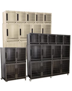ProSelect Modular Kennel Cage Banks Powder Coated
