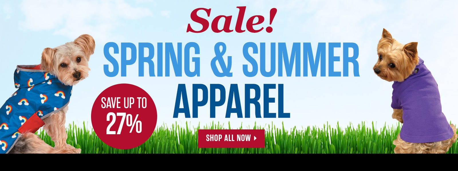 Spring Pet Apparel Sale